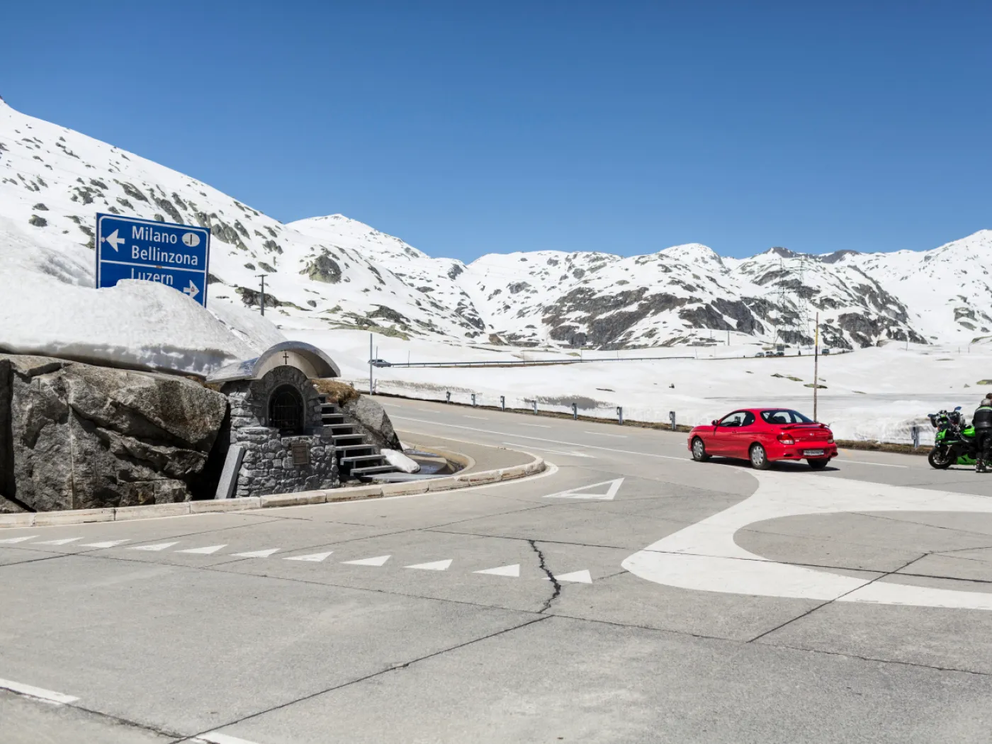 Gotthardpass offiziell für den Winter gesperrt